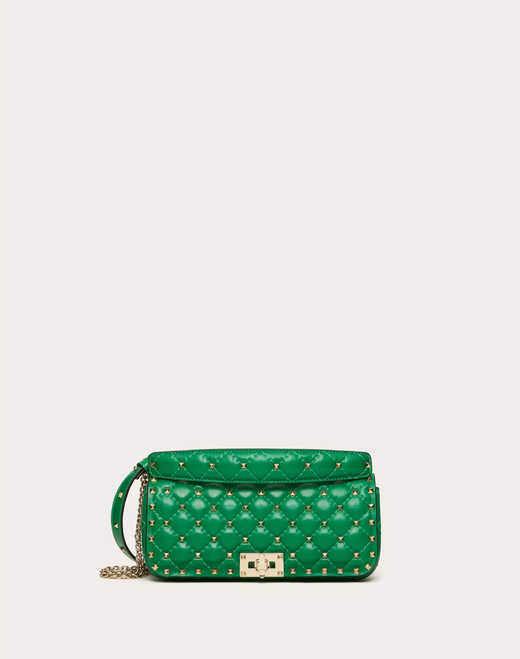 ROCKSTUD SPIKE CALFSKIN SHOULDER BAG
